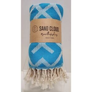 Sand Cloud Beach Towel 37"x67" Aqua